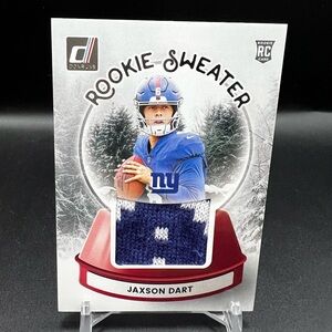 2025 Donruss Rated Rookie - Rookie Sweater Jaxon Dart RC SP